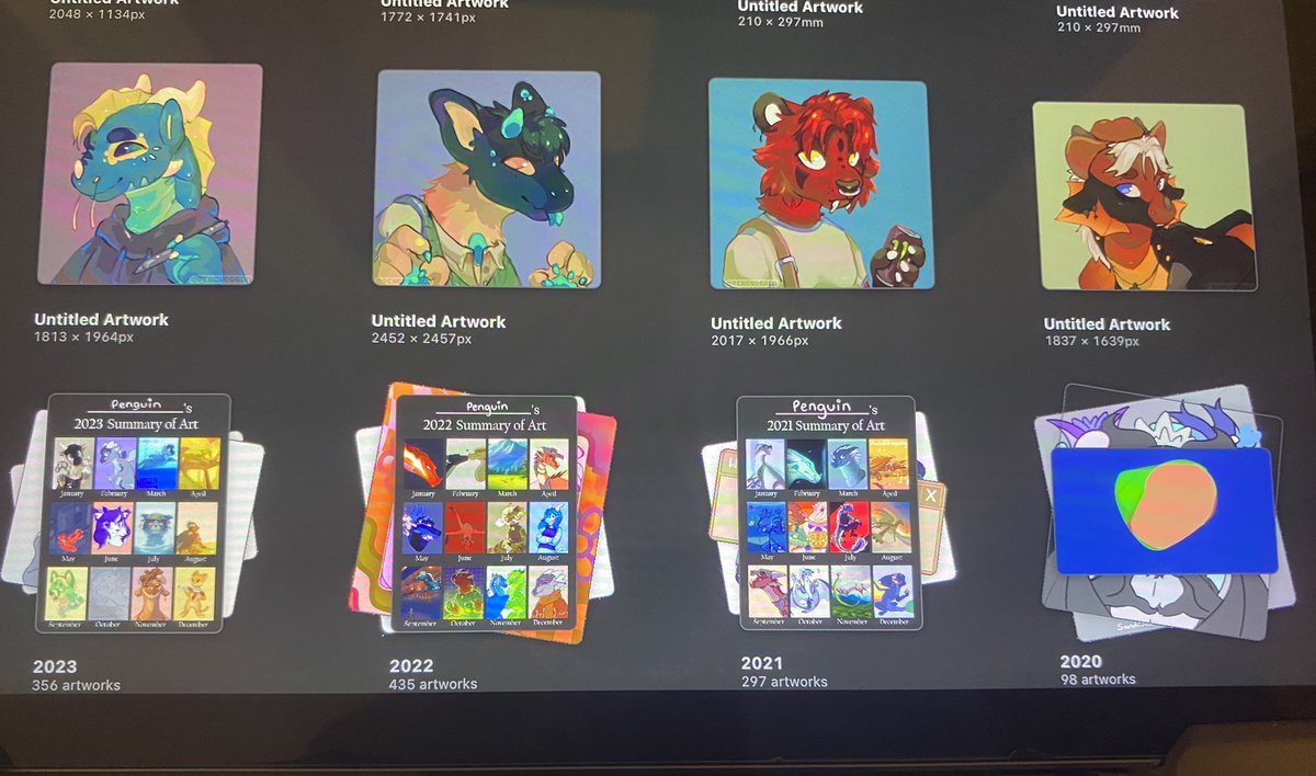 pengudrago's tweet image. trying to live up to my organised artist dream