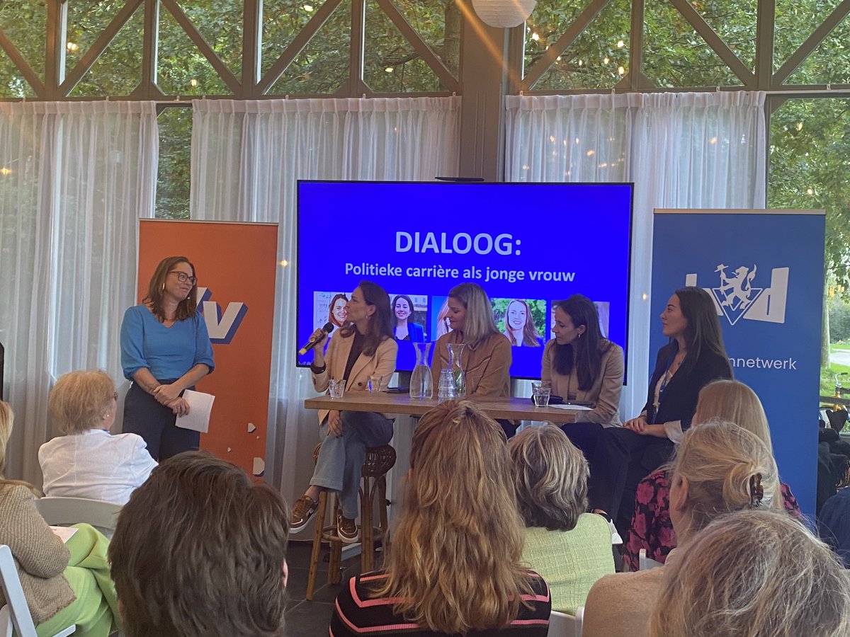 Een interessante middag EmpowHer VVD met o.a. Bente Becker, Liesje Schreinemacher en Claire Martens in Anafora, Utrecht