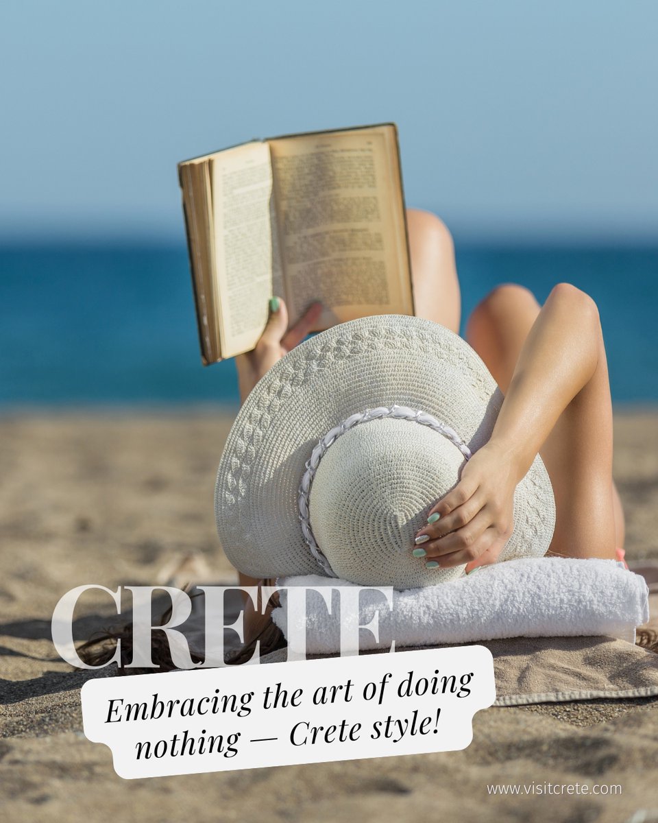 Embracing the art of doing nothing—Crete style! 😌

#VisitCrete #Crete #CretanRelaxation