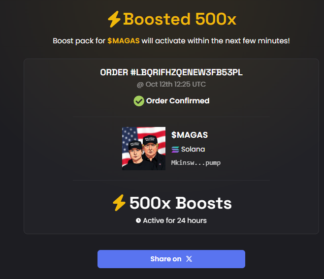 BASEDMAGASOL's tweet photo. 🚨BREAKING: We just bought an EXTRA 500 GOLDEN TICKETS, bringing our total to 1050!🔥$MAGAS is going ALL IN on visibility. We’re flooding the market with exposure—get ready, because the spotlight is now on us. The moon isn’t far

CA: Mkinsw832yk4NVj2WahEXHznFgVAsoasgLze2QYpump https://t.co/155XUABlNm