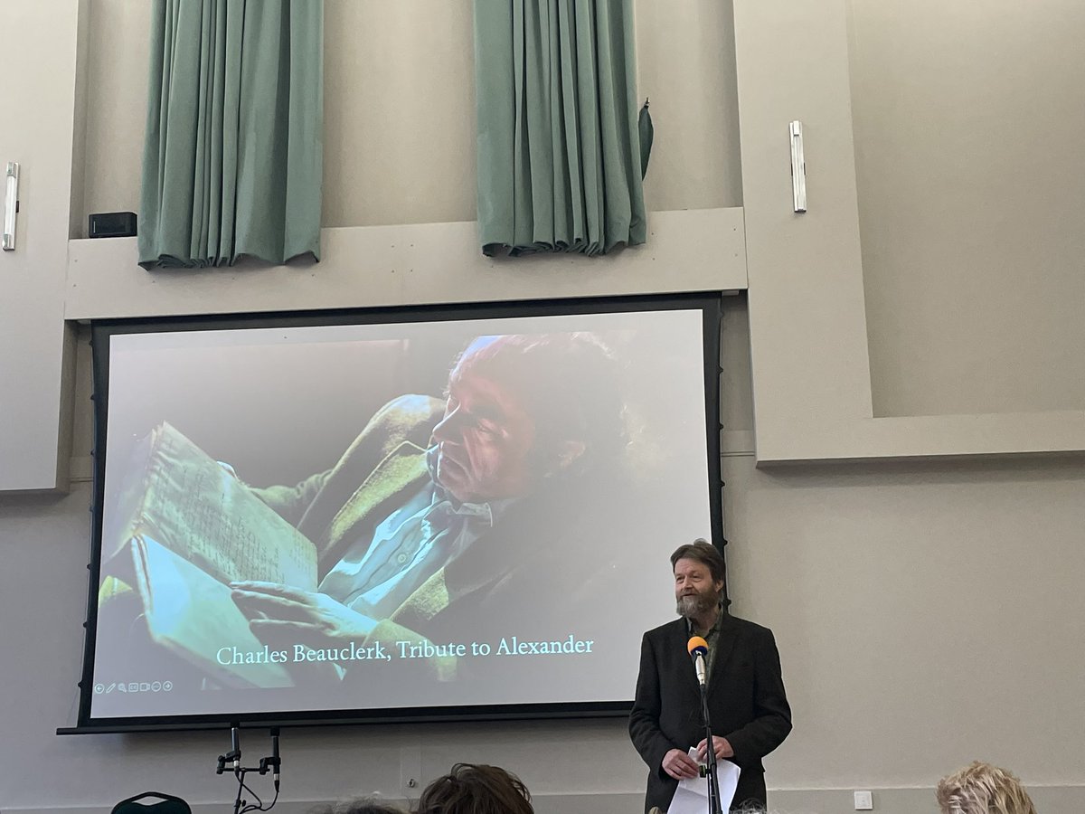 A great start to our autumn meeting <a href="/regentsuni/">Regent's University London</a> with beautiful tributes
the late Alexander Waugh - a brilliant and enormously big hearted human being. #Shakespeare #hermetism