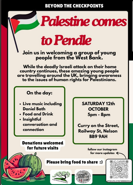 daniel_bath's tweet photo. I'm  looking forward very much to meeting some young people visting from  Palestine and sharing some music and food (my 2 favourite things) with  them. https://t.co/EPSWAlGbGh