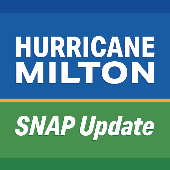 MyFLFamilies's tweet photo. Current SNAP recipients who lost food due to Hurricane Milton can apply for food replacement. To learn more, visit https://t.co/3iMdaEhKFR https://t.co/QKolBf3vGI