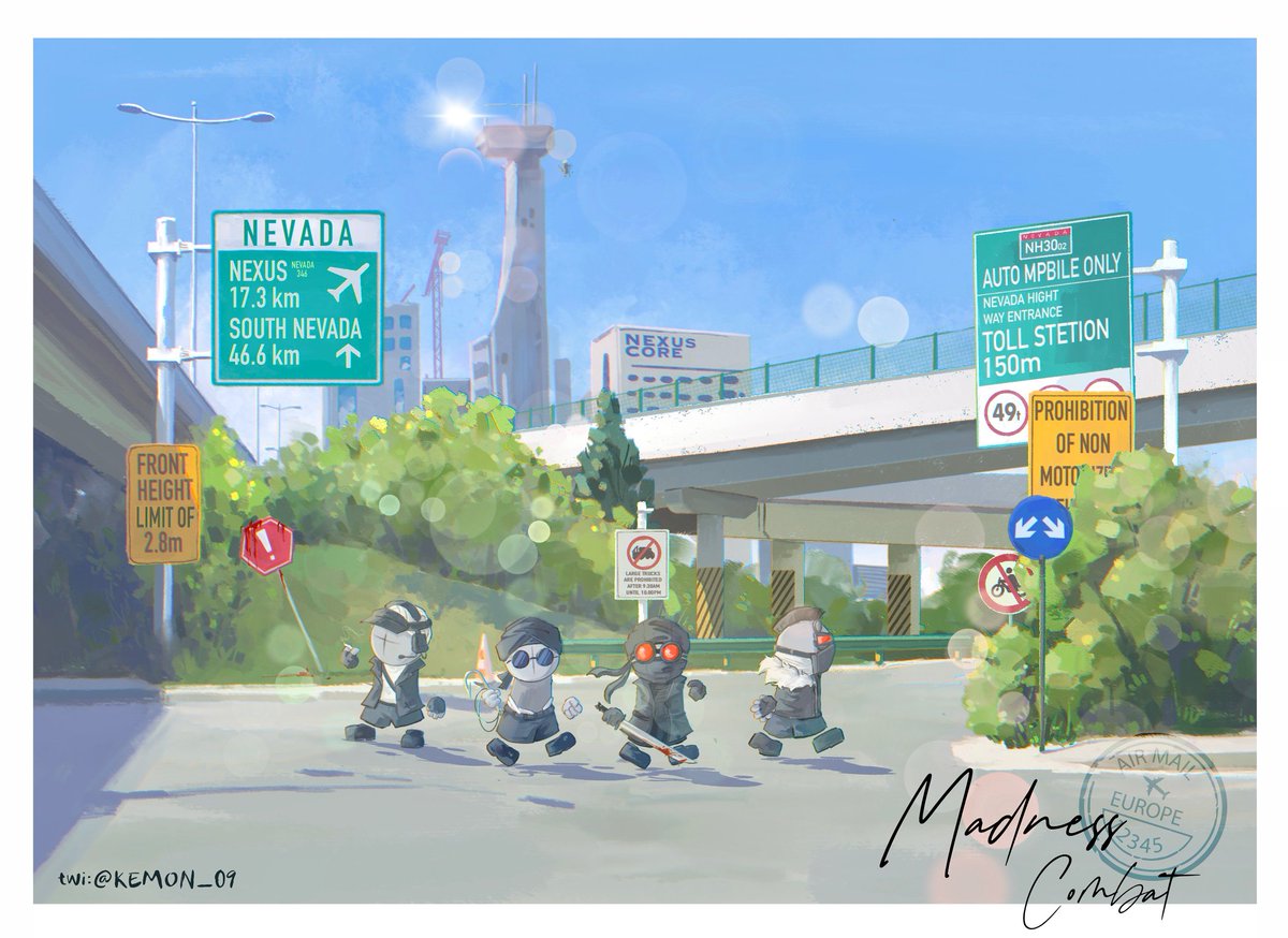 KEMON_09's tweet image. Okay, now let's take a look at the sunny Nevada …😄☀️
#madnesscombatfanart
#madnesscombat
#madnessprojectnexus