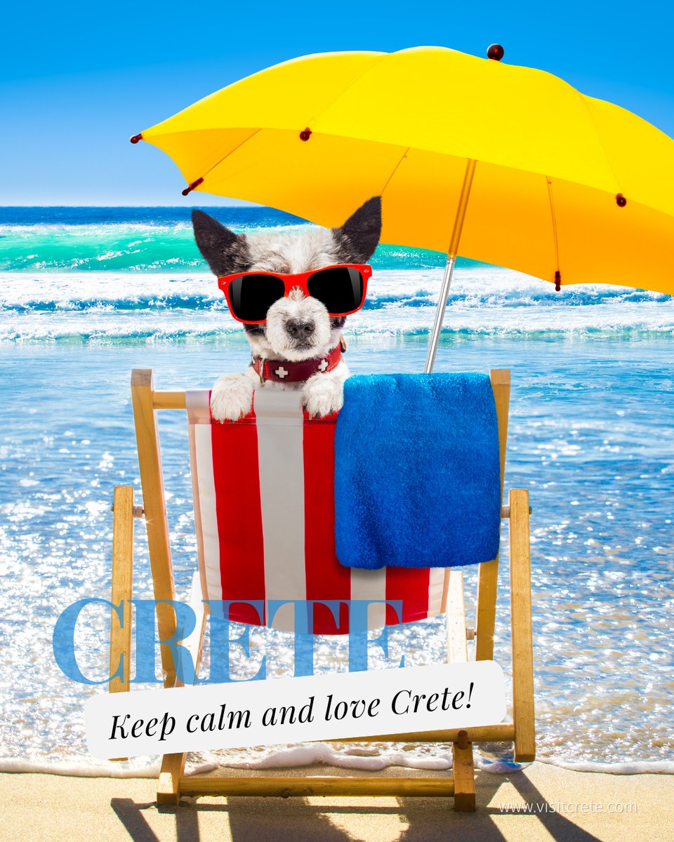 Keep calm and love Crete! 🌴💙

#VisitCrete #Crete #CreteSpirit