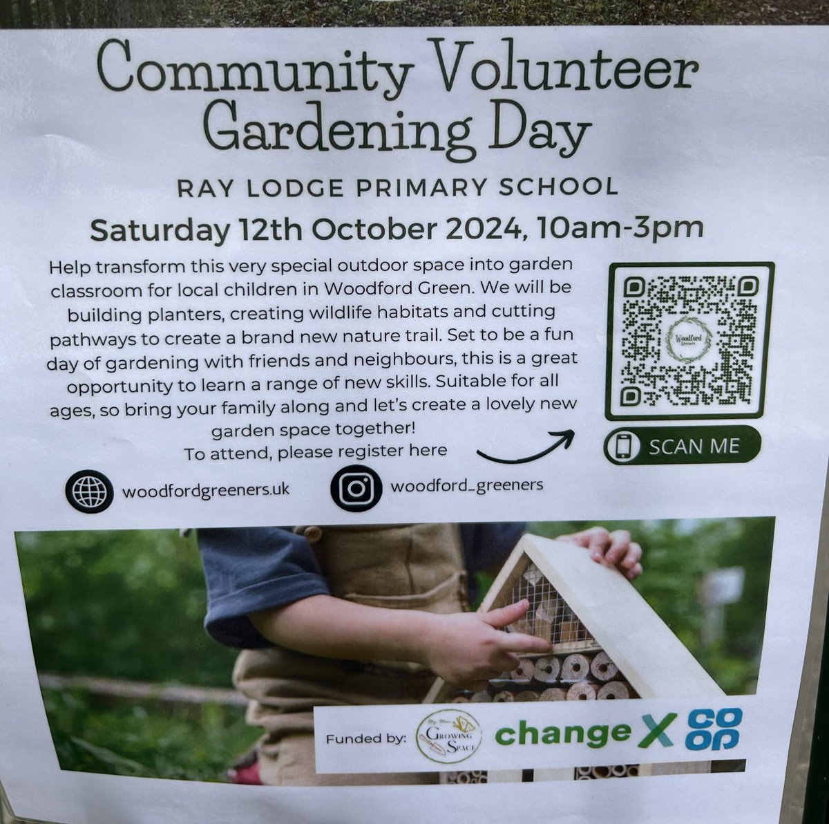 Strive4Trust's tweet image. Thank you to the Woodford Greeners for such a fantastic day. It is fantastic to see so many people in the school garden, making this space fabulous for our children! #makingthingshappen #makingthingsbetter