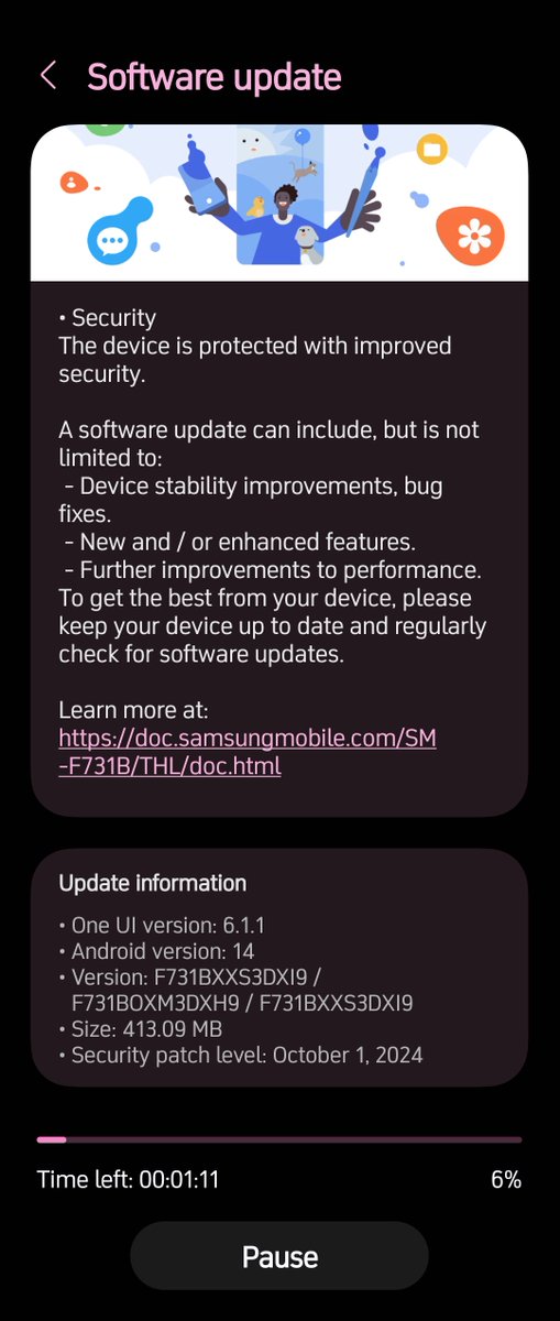 Wvisioncreation's tweet image. #GalaxyZFlip5 received the October update, but the #GalaxyS24Ultra is still waiting... 😒📱