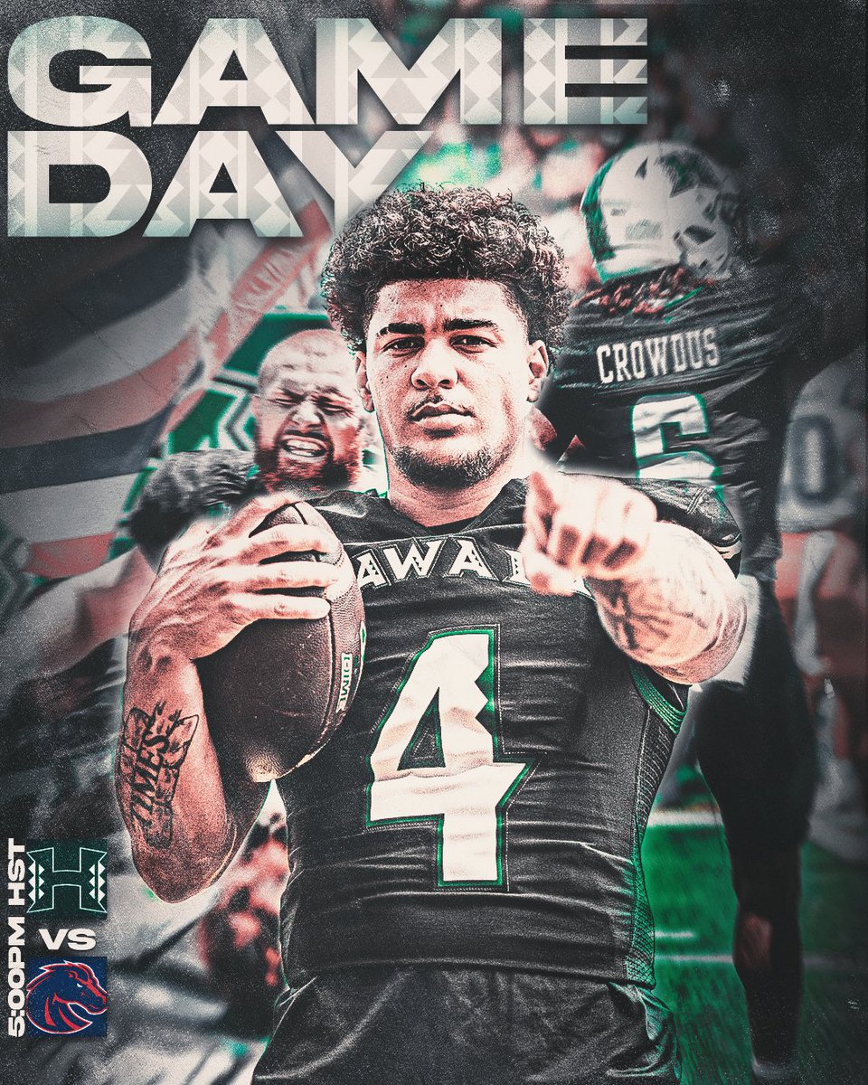 Aloha, it's GAMEDAY 🤙

#BRADDAHHOOD x #GoBows