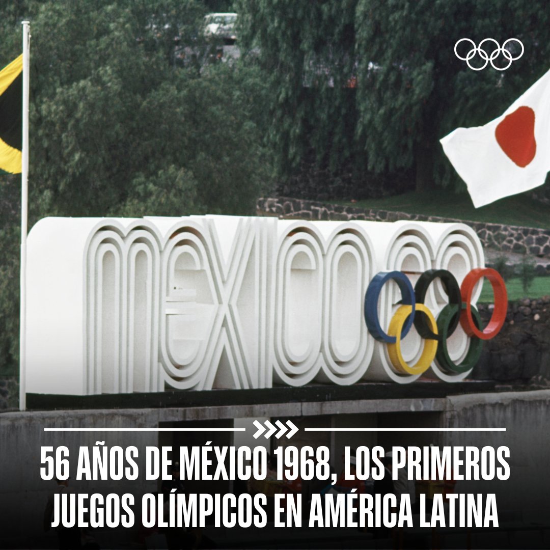56 años de la inolvidable Ceremonia de Apertura de #México1968. 🇲🇽

Abrimos hilo recordando los primeros #JuegosOlímpicos en América Latina. 🧵😀