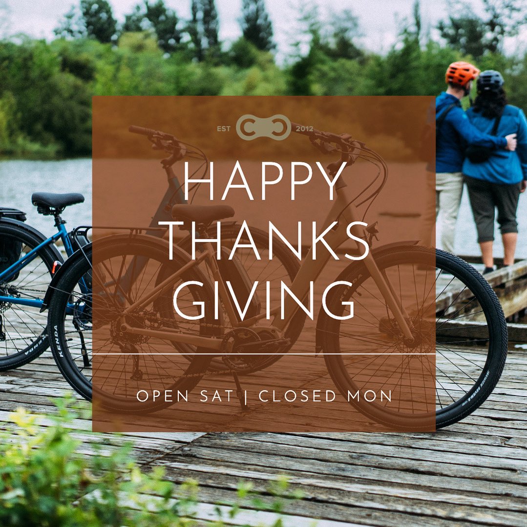 Wishing you &amp; your loved ones a weekend of togetherness, good food &amp; gratitude….. oh, &amp; a ride or two of course 😉🦃🍁
