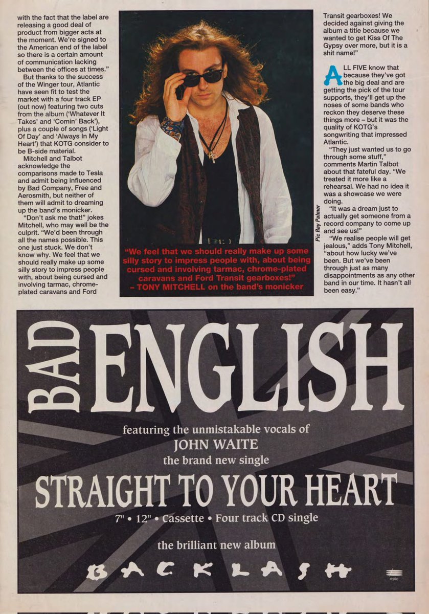 October 12, 1991

KERRANG ARTICLES: KISS OF THE GYPSY