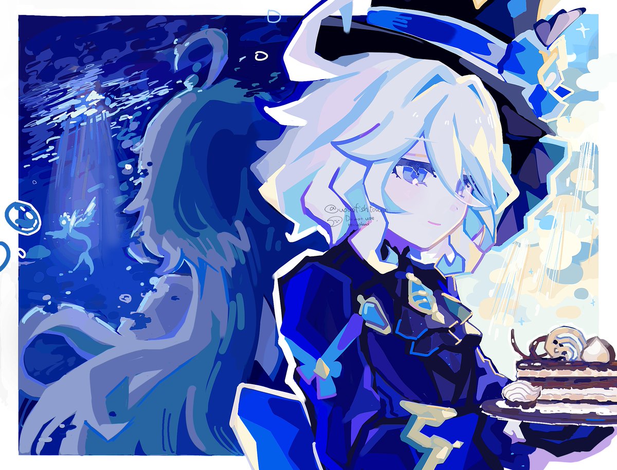 uouofishtown's tweet photo. #フリーナ生誕祭2024 #Furina 
💧⛅️🎉 https://t.co/2seTg6JUVn
