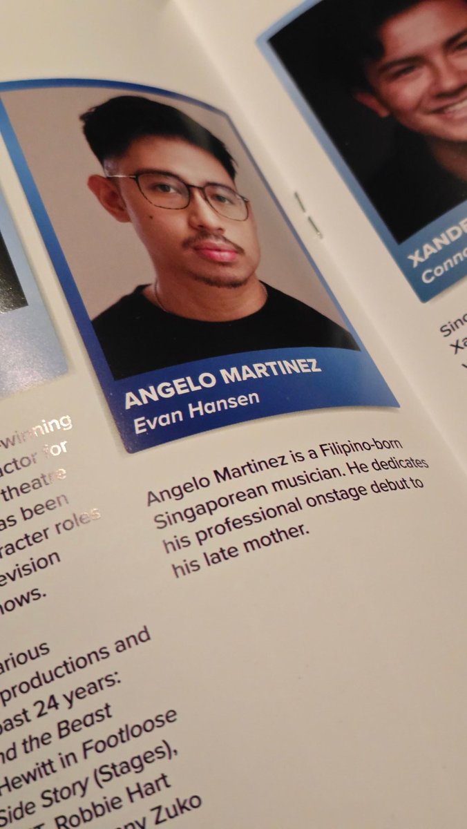 OliverOliveros's tweet image. Wow, #AngeloMartinez is killing it as #EvanHansen! 🥰😍🤩

Act One done.

#DearEvanHansenSG