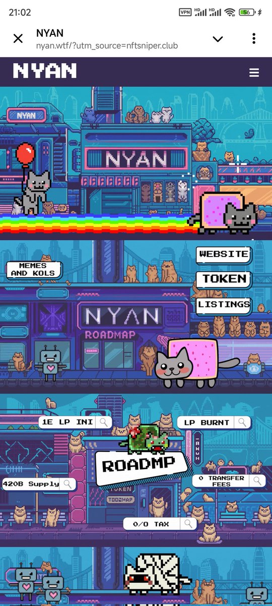 $NCAT

0xe653d19d5c6b9afc851f980e7d516c1e17d18278

打新
Nyan Cat
彩虹猫🌈
最近彩虹🌈概念的meme也挺火
风险极高
dyor