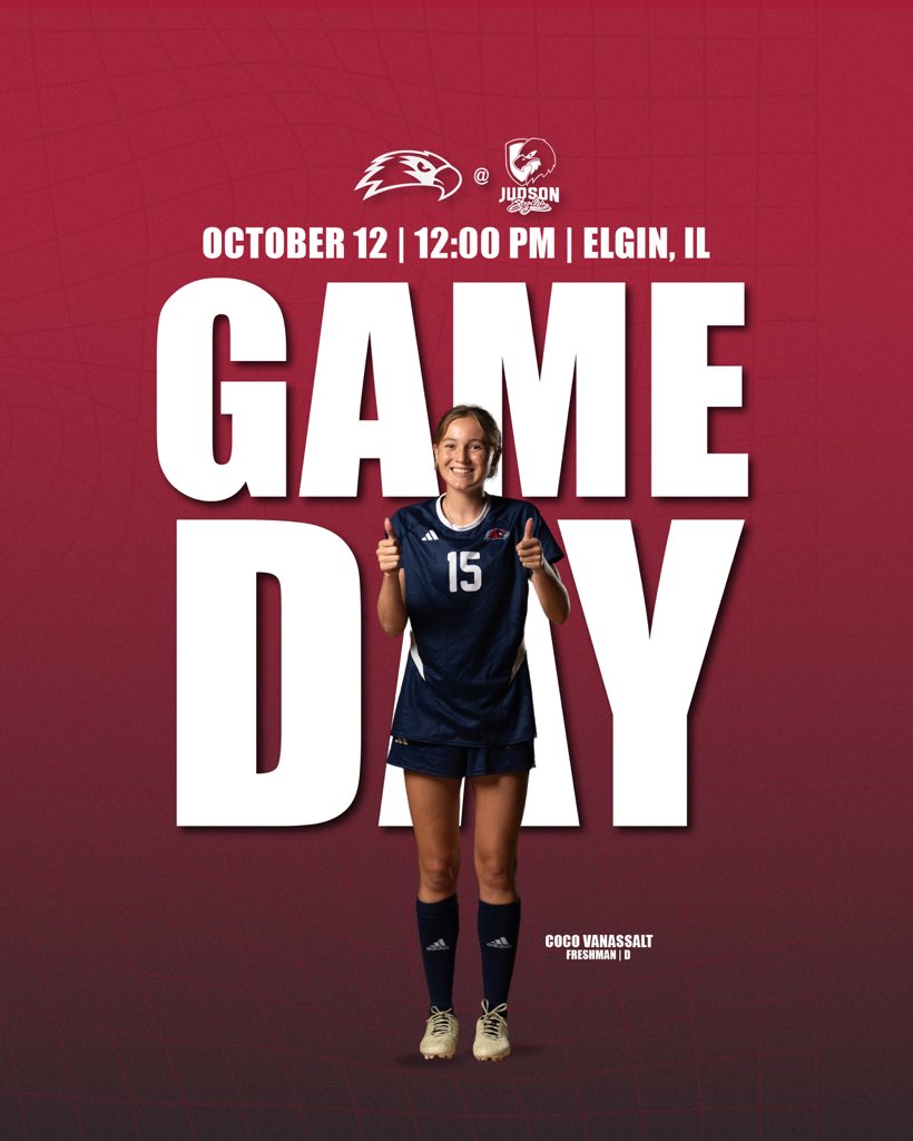 GETTING AFTER IT!!

🆚 Judson University 
📍Elgin, IL
⏰ 12:00 PM CST
📹 nccaanetwork.com/judsoneagles/