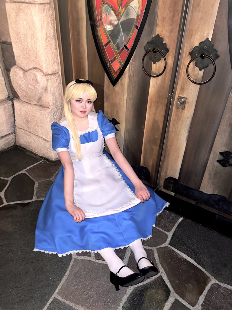ふしぎの国のアリス🫖🩵
 #Ｄハロ仮装2024  #Dハロ仮装