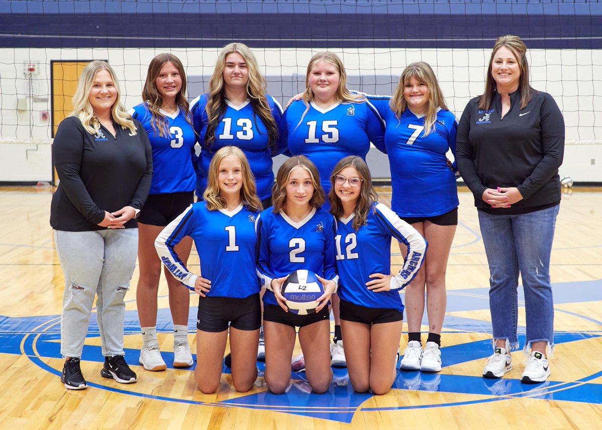 LadyAVolleyball's tweet photo. Good luck to our 7th and 8th grade teams at their GMC’s today. Leave it all out on the floor ladies! 🏐 https://t.co/LWUur8nygD