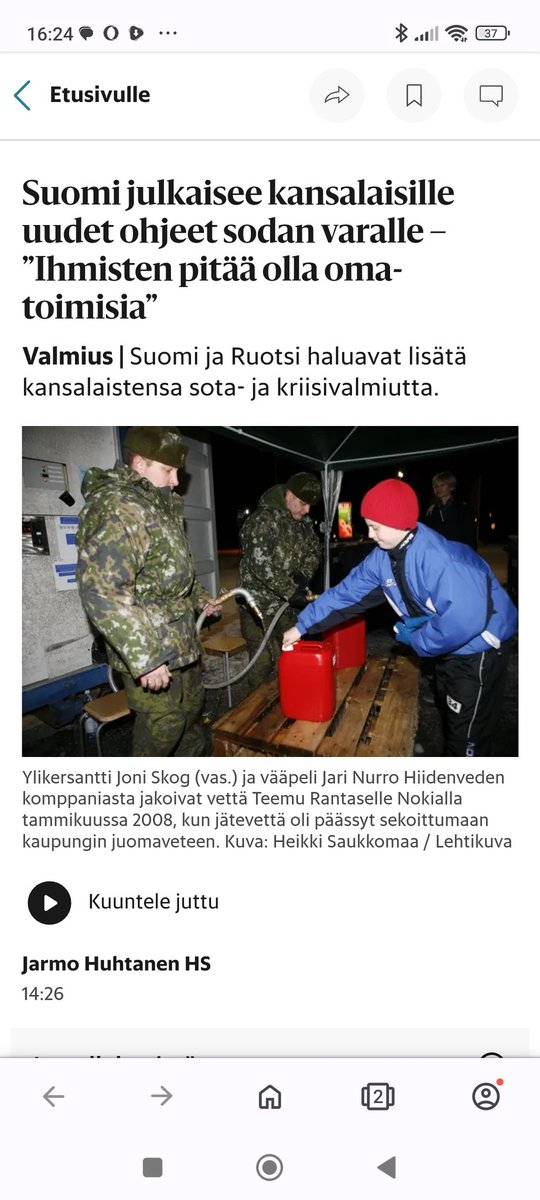 Valmistellaanko jo kansaa sotaan? Näin kylvetään pelkoa.