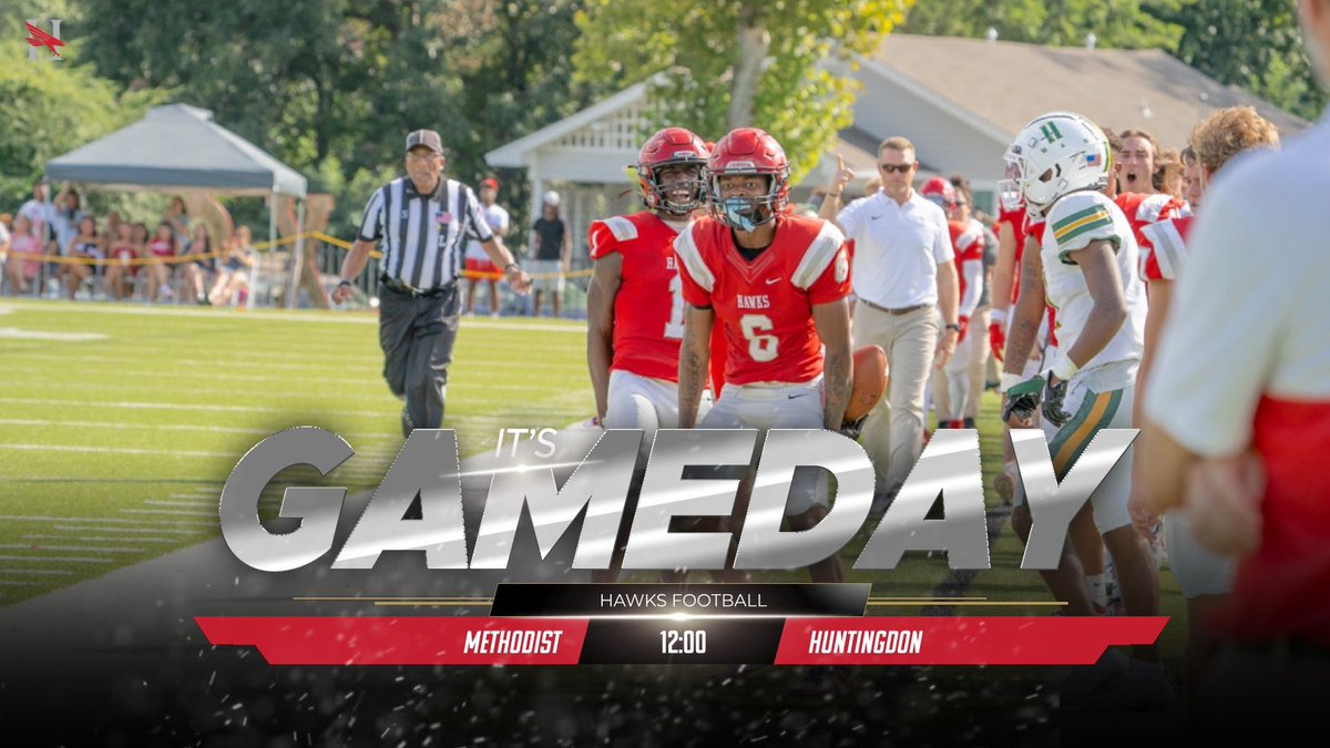 HCHawksSports's tweet image. GAMEDAY‼️

Football at Methodist: 12:00

Volleyball at Asbury, vs Piedmont: 12:00, 2:00

Women’s soccer at home vs Asbury: 1:00

Men’s soccer at home vs Piedmont: 3:30

#hawkem
