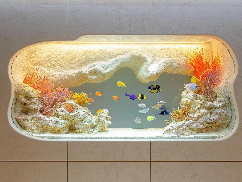 The fish tank at home.🫧🐟