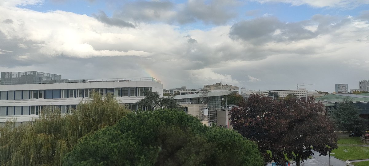Arc en ciel sur le campus jeudi dernier