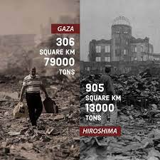 Le prix Nobel de la Paix 2024 à été décerné à Nihon Hidankyo, une organisation japonaise qui déclare lors de la remise du prix que la situation à Gaza est comparable à celle d'Hiroshima après le largage de la bombe atomique.