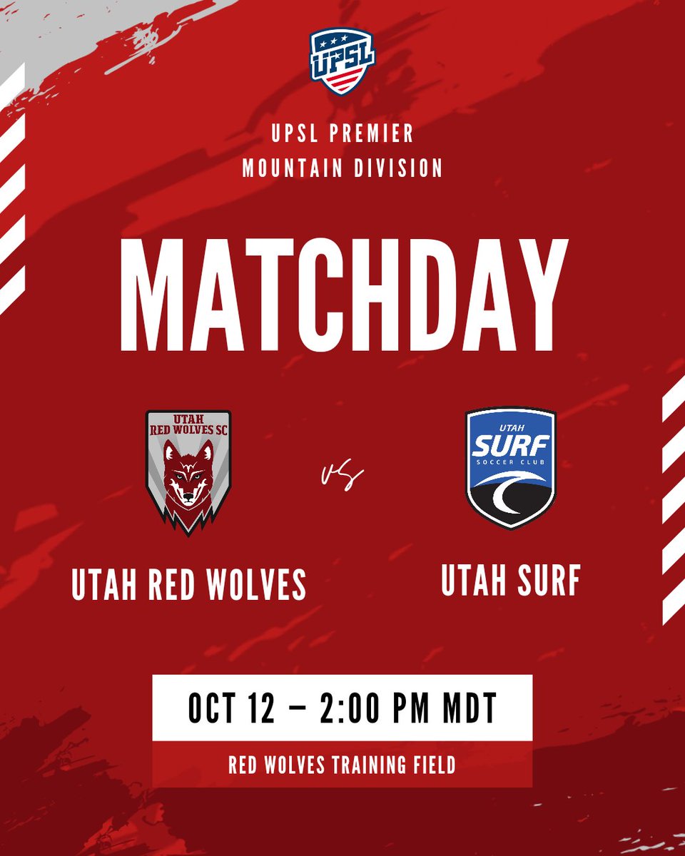 UTRedWolvesSC's tweet image. Bringing the waves today at The Den!

Up The Wolves 🐺 ⚽️

#RedWolves #PathToPro #Academy #UPSL #utahredwolves #DaleRedWolves #DefendTheDen #everygamecounts #PackTheDen