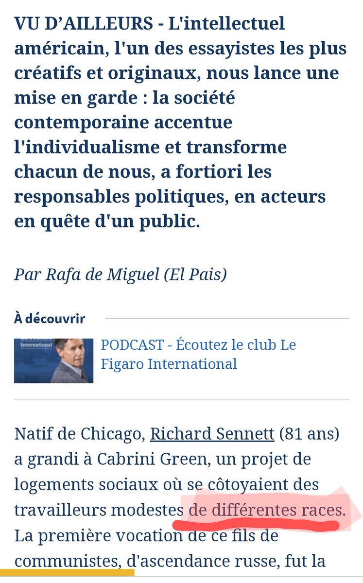 Vous pouvez expliquer ce que vous entendez par "différentes races" <a href="/Le_Figaro/">Le Figaro</a> ???