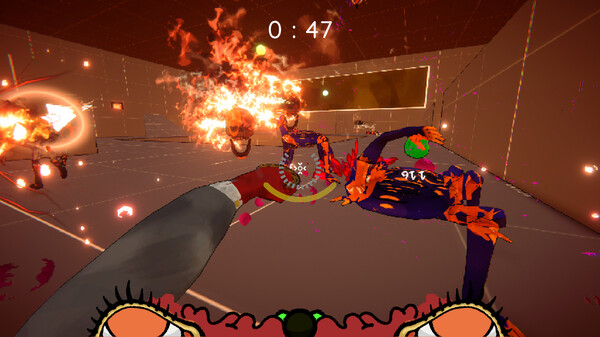 swalkergames's tweet photo. Hi Twitter.  
Meet our game #EVERDREAM! 💥🔫🧠🚬👁️ https://t.co/qIM0JR3BWZ
