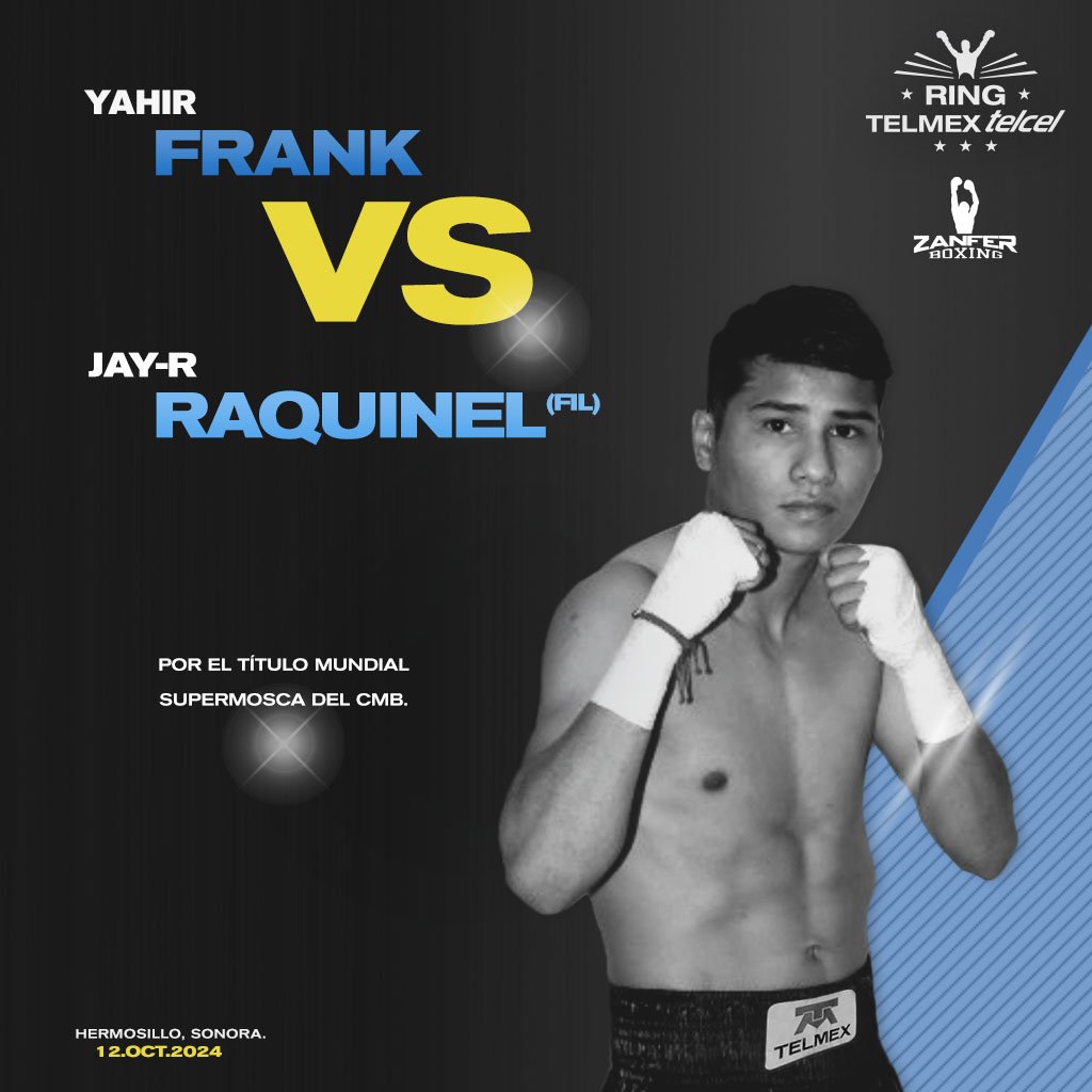RINGTMXTELCEL's tweet image. ¡Éxito #YahirFrank, #CamilaMagníficaZamorano! 
Vamos por el doble título y a poner en alto los colores Telmex-Telcel. 🇲🇽🆚🇵🇭🥊🥊👑⚡️

#Raquinel #Título #PesoSupermosca #CMB #Camila #MagníficaZamorano #NorjGuro #Título #PesoPaja #WBC #Hermosillo #Zanferboxing #RingTelmexTelcel 🔝