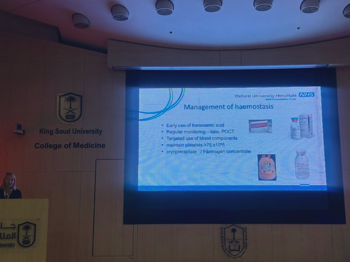 This is a reminder of the heavy burden that thrombosis imposes on patients in terms of morbidity and mortality. Thanks for all the speakers worldwide and the organizers for organizing the International Thrombosis and Hemostasis Conference <a href="/SarahSewar/">Sarah Sewaralthahab, MD, MPH, ABIM</a> @Sue_Pavord <a href="/ksu_medicine/">كلية الطب</a>