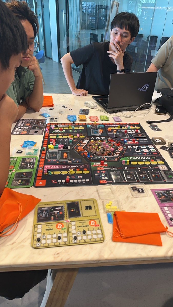 🔥 Sneak-peak: The latest version of #AoB (Age of Bitcoin) is on testing and balancing! 👀

#AgeofBitcoin #Bitcoin #BTC #Boardgame