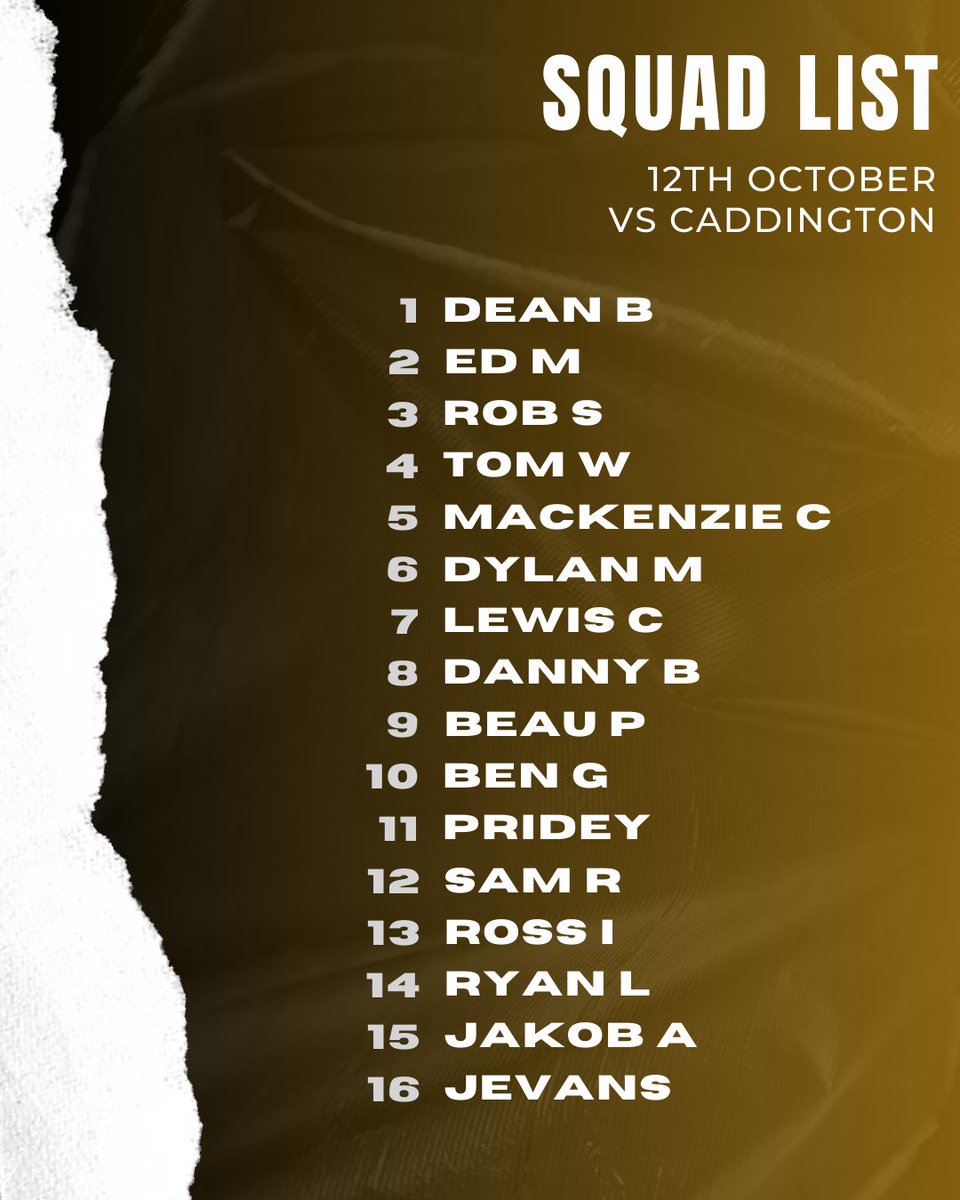 Stotfold (@stotfoldtown) on Twitter photo Squad for todays game vs Caddington Squad for todays game vs Caddington