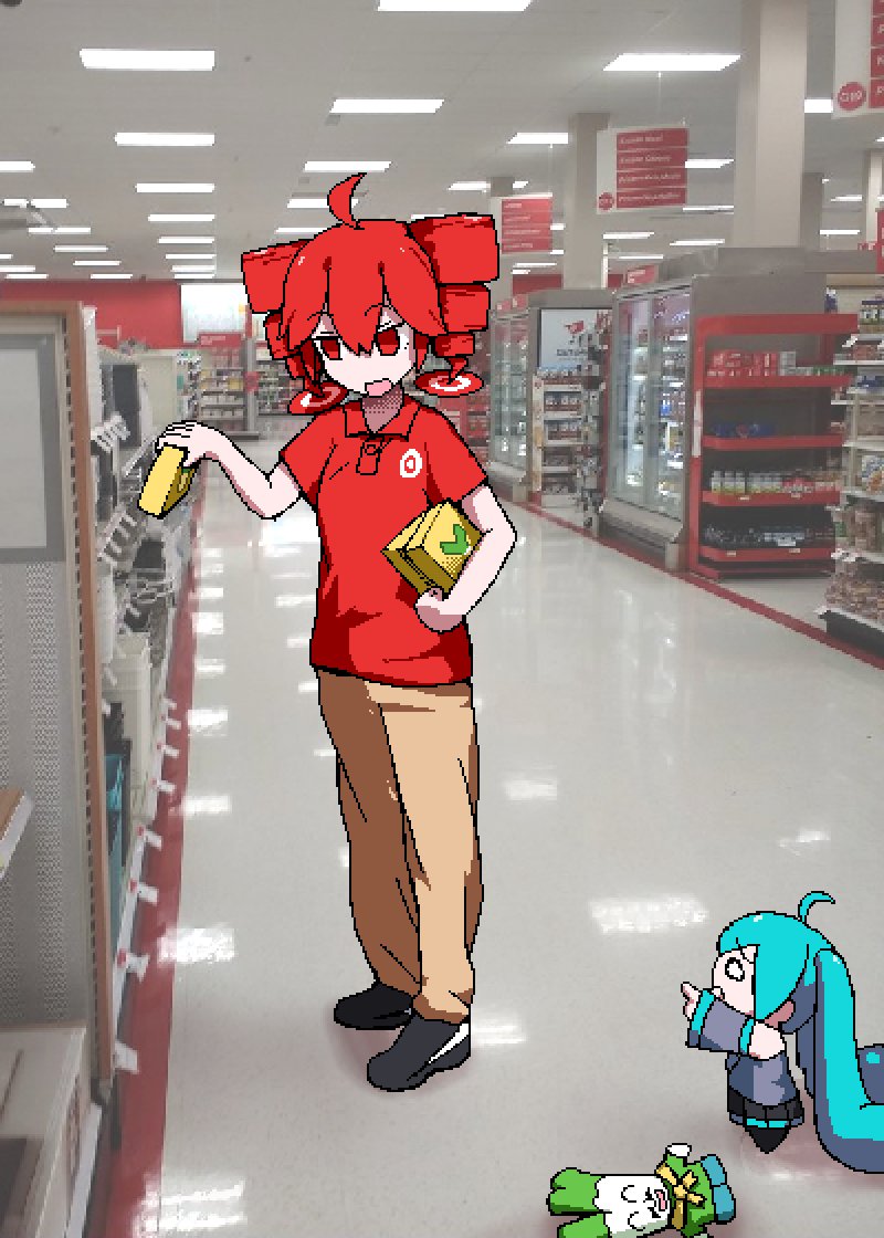 atena_fumei's tweet photo. Teto but she works at Target https://t.co/wyTq7wYLf4