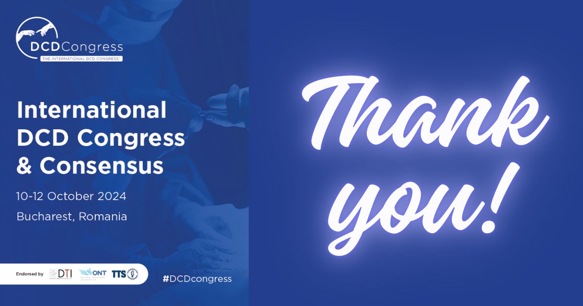 ESOTtransplant (@esottransplant) on Twitter photo What a Journey! 🚀
A huge THANK YOU to everyone who joined us at the International DCD Congress & Consensus!
#DCDcongress #DCDconsensus #PoweredByESOT
<a href="/BDGuezGil/">Beatriz Domínguez-Gil</a> <a href="/DrDEMartin/">Dominique E. Martin</a> <a href="/gabriel_oniscu/">Prof Gabriel Oniscu</a> <a href="/prof_cillo/">Umberto Cillo</a>
<a href="/edqm_news/">EDQM</a> <a href="/DTI_Foundation/">DTI Foundation</a> <a href="/ONT_esp/">Organización Nacional de Trasplantes</a> <a href="/ttsorg/">TTS</a> What a Journey! 🚀
A huge THANK YOU to everyone who joined us at the International DCD Congress & Consensus!
#DCDcongress #DCDconsensus #PoweredByESOT
<a href="/BDGuezGil/">Beatriz Domínguez-Gil</a> <a href="/DrDEMartin/">Dominique E. Martin</a> <a href="/gabriel_oniscu/">Prof Gabriel Oniscu</a> <a href="/prof_cillo/">Umberto Cillo</a>
<a href="/edqm_news/">EDQM</a> <a href="/DTI_Foundation/">DTI Foundation</a> <a href="/ONT_esp/">Organización Nacional de Trasplantes</a> <a href="/ttsorg/">TTS</a>