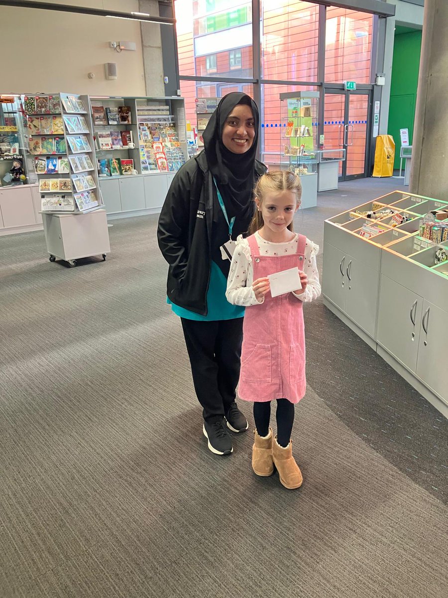 Oldham Libraries (@oldhamlibraries) on Twitter photo It was a pleasure to meet Larissa (8) today - winner of our sustainable library card competition, to award her with £25 Waterstones vouchers.
What a great way to end Green <a href="/librariesweek/">Libraries Week</a>
Find out more:
hla.oldham.gov.uk/about/sustaina… It was a pleasure to meet Larissa (8) today - winner of our sustainable library card competition, to award her with £25 Waterstones vouchers.
What a great way to end Green <a href="/librariesweek/">Libraries Week</a>
Find out more:
hla.oldham.gov.uk/about/sustaina…