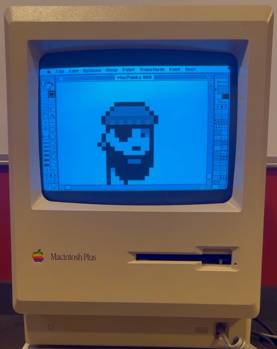 kevincrypt00's tweet image. MacPunk 60 - 0.01 ETH (that&apos;s like $24!) - home-made, fun, vintage.

opensea.io/assets/ethereu…