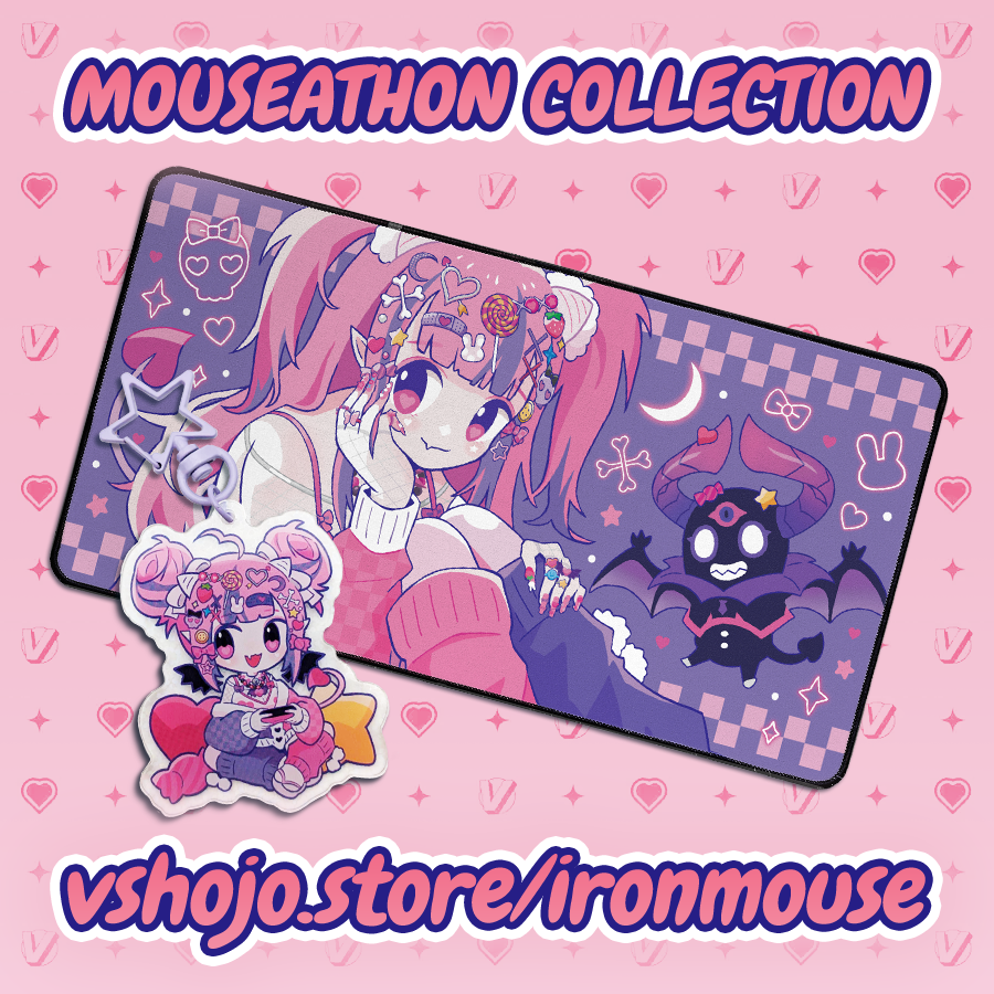 ironmouse's tweet photo. Mouseathon merch sale ends 10/14! If you want to pick it up before its gone! Don't forget 50% of all proceeds go to the immune deficiency foundation! @IDFCommunity 

https://t.co/5UoFtMTWgJ https://t.co/QeRtdTO7w3