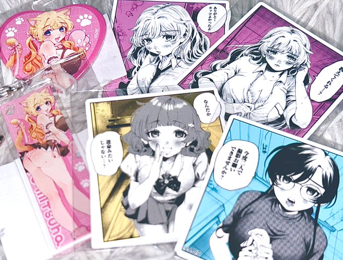 【📢予約開始】
メロンブックスさんで🐱ニャン恋フェスver琴🐱アクリルキーホルダー付き限定版の予約が開始しました❣
そして‼ハート型缶バッジ&コマステッカーのグッズも登場です☘️
めちゃくちゃかわいい…ぜひよろしくお願いいたします✨ 