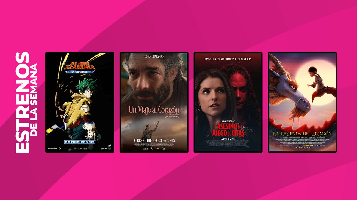 Cinemex's tweet photo. ¡PLUS ULTRA! 💥 Eleva tu fin de semana con los nuevos estrenos. https://t.co/SGEeMz34hj