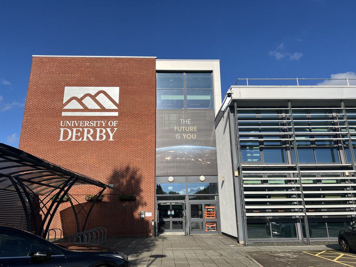 Beautiful day for #openday at <a href="/DerbyUni/">University of Derby</a>.