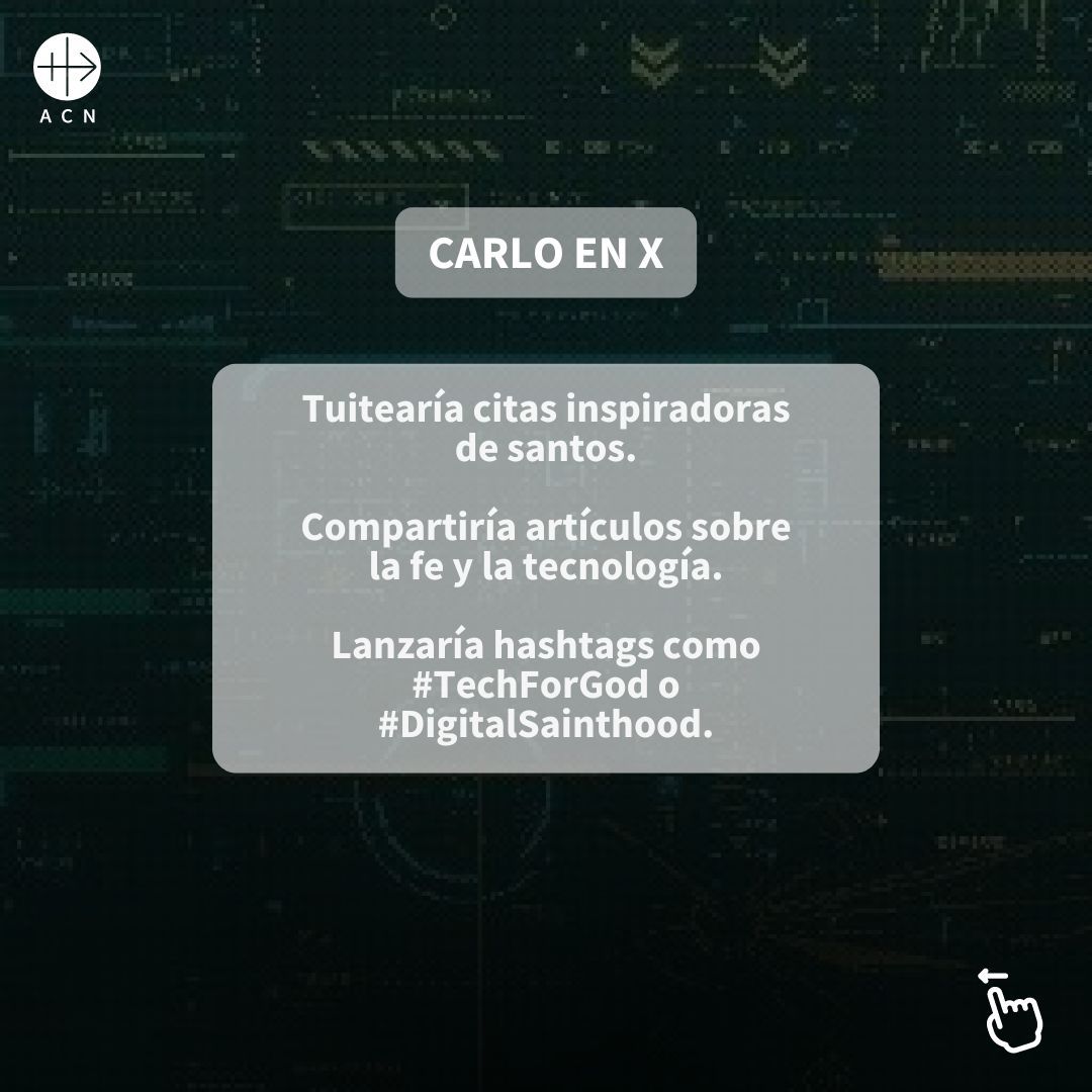 acn_int_es's tweet image. El 12 de octubre celebramos el Día de la Fiesta de Carlo Acutis, un santo moderno que utilizó su pasión por la tecnología para difundir la fe. Nos recuerda que podemos usar nuestros talentos para glorificar a Dios, incluso en el mundo digital. 🙏✨ #CarloAcutis #TechForGod
