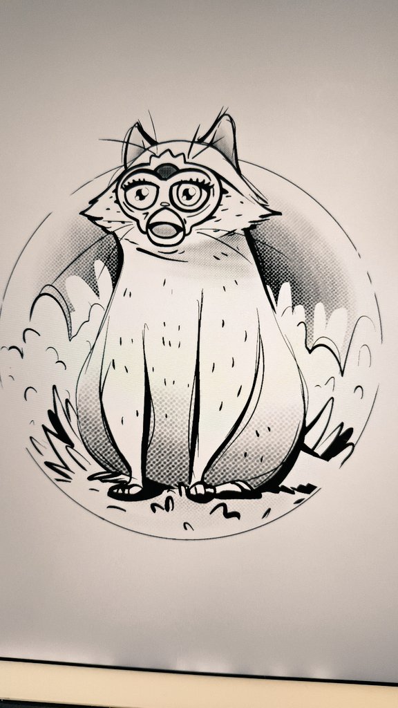gemartinez23's tweet photo. Un mapache Furby, no se me ocurre un mejor nombre✨ https://t.co/tsId2Ik2Pe