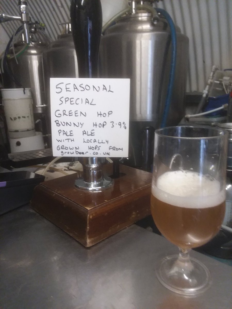 Seasonal special green hop beer is on tap at our taproom right now. Get here to try it while it lasts!