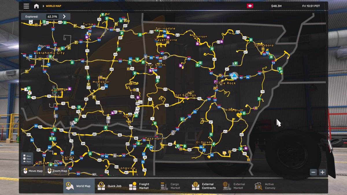 AchillesSibir's tweet photo. El Dorado-Texarkana #7
Arkansas Dlc
#ats #americantrucksimulator #BestCommunityEver #SCSsoftware #CruisingArkansas #MackTrucks #MackPinnacle #AchillesSibir https://t.co/m13cAidPub