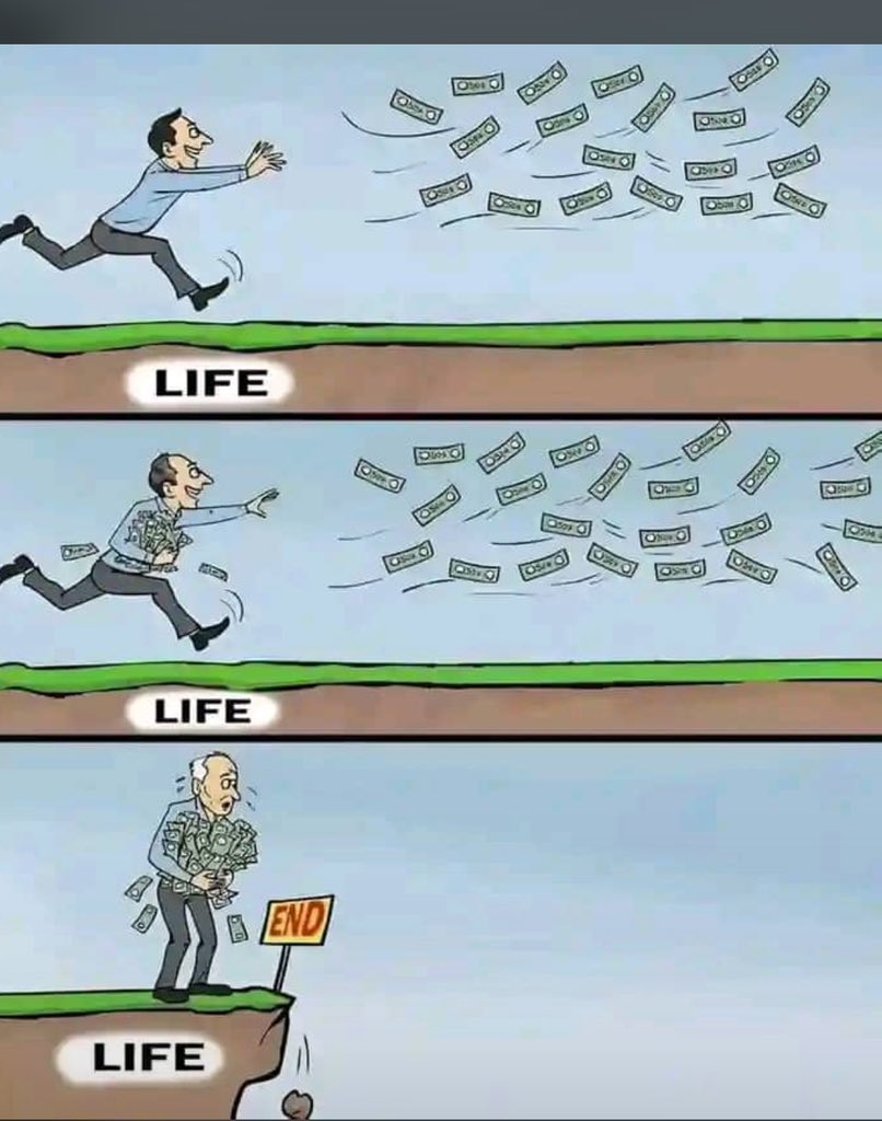 ImperialDml's tweet photo. Chasing money all our lives, only to realize too late that time was the true currency. 💸⏳ #LifeLessons #MoneyChase #AppreciateTheJourney" https://t.co/cMkvd26cxM