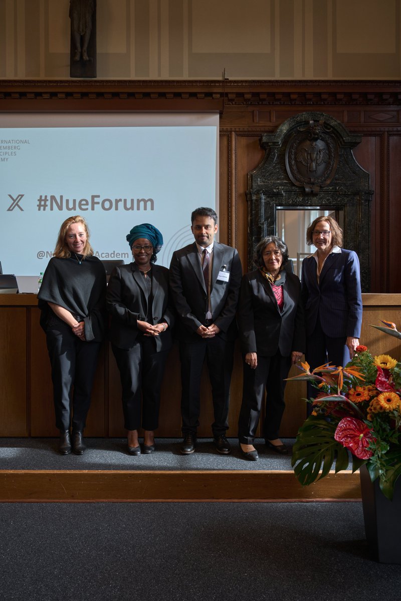 In the final panel of the #NueForum 2024, Dr Angar Verma, Prof. Diane Marie Amann, Kristin Hausler, Kaari Betty Murungi &amp; Leila Zerrougui detailed the collaborative efforts required at domestic, regional &amp; international levels to strengthen &amp; protect future generations of