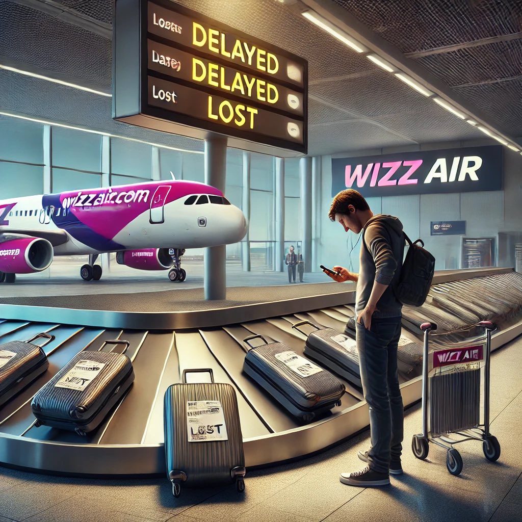 DimitrisI's tweet image. Almost two weeks without our baggage and still no answers from @wizzair. The frustration is unreal 🤬 How can you pay for a service that never even happens? #WizzAir #LostBaggage #Cyprus