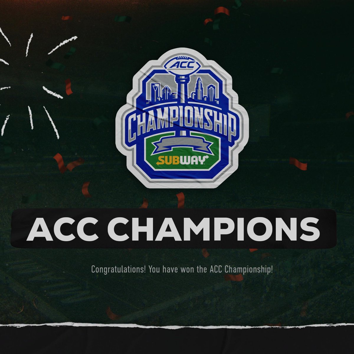 Miami Hurricanes tweet media