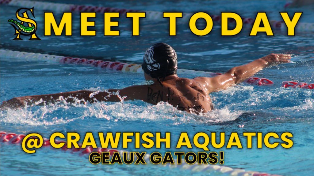 Good luck to our Swim team today!